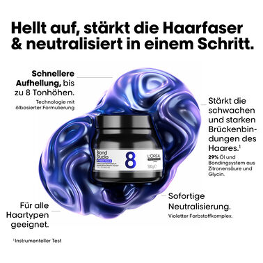 Blond Studio Purple Lightening Balm 8 Töne mit integriertem Bonder - Blond Studio | L'Oréal Partner Shop
